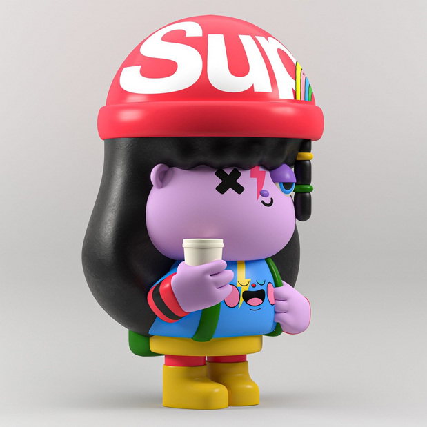 3D吉祥物：C4D卡通建模3D图像建模