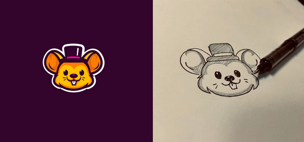 Vector mascots logoⅣ