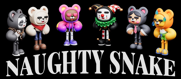 3D吉祥物：惊讶熊IP造型设计