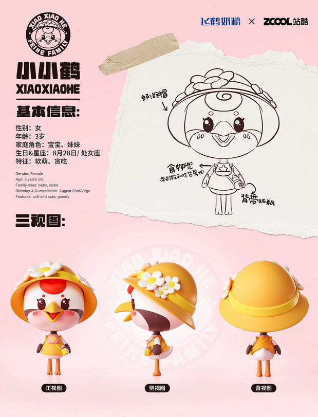 3D吉祥物：飞鹤家族即刻出道！