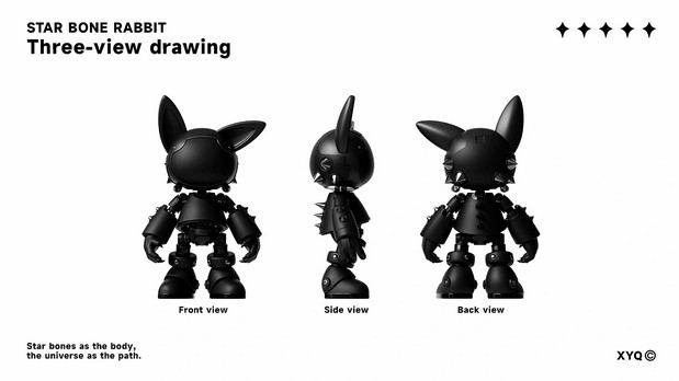 3D吉祥物：星骸兔STAR BONE RABBIT