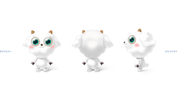 晨阳水漆吉祥物设计