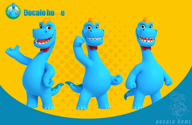 3D吉祥物：恐龙多彩IP第二弹