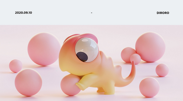 3D吉祥物：Diroro