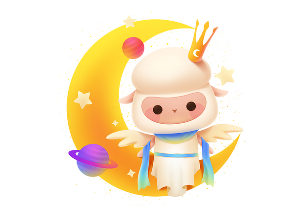 羊乜乜系列作品《十二星座》