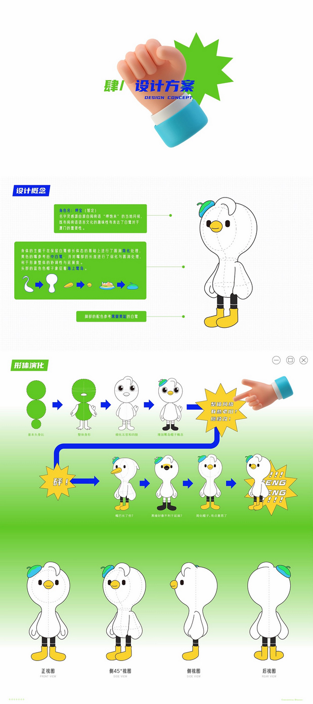 厦门白鹭IP概念设计|呷宝
