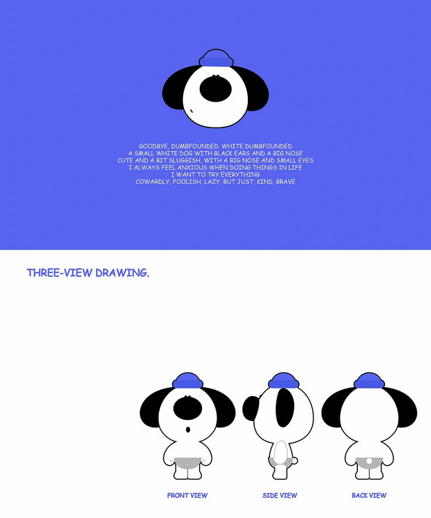 拜拜呆呆一只大鼻子小小狗