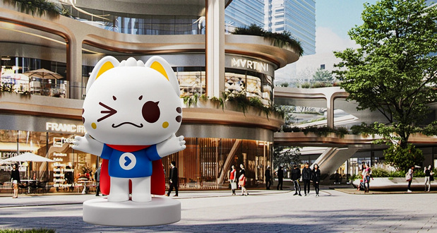 原创猫猫卡通IP大于号