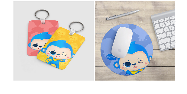 校园项目IP形象设计优嘉猴