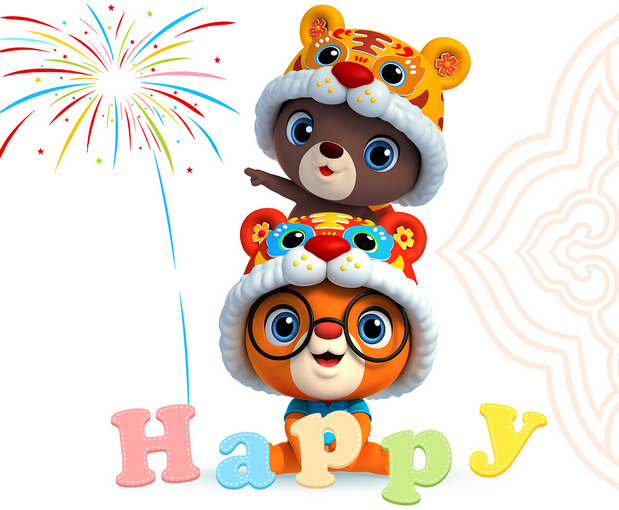 3D吉祥物：虎虎的超级熊（Super bear）