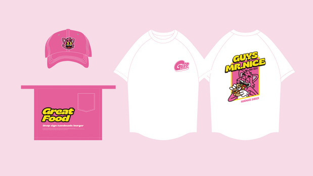 Guys汉堡披萨vi设计