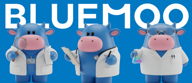3D吉祥物：IP打造天润小蓝牛BLUEMOO