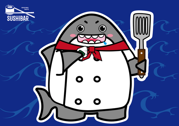 海鲜寿司行业原创IP形象设计