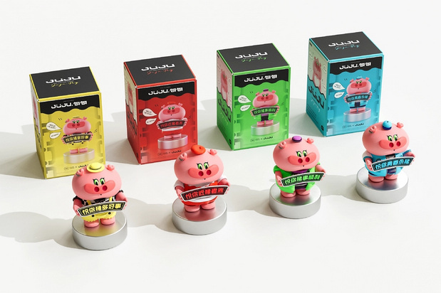 3D吉祥物：句句猪IP设计丨做个juju