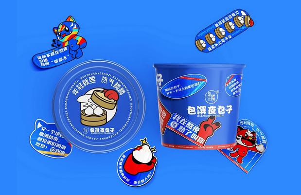 包馔夜包子 品牌视觉IP升级