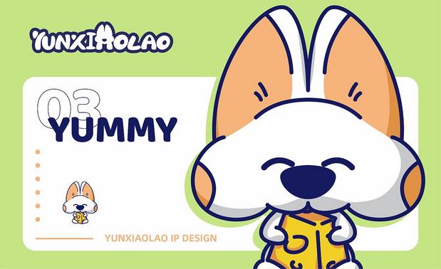 爱吃奶酪的小狗IP—云小酪