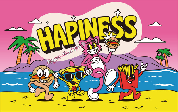 Guys汉堡披萨vi设计