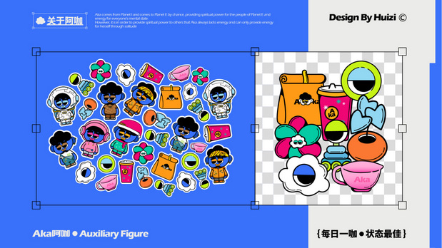 Aka阿咖咖啡品牌项目原创IP