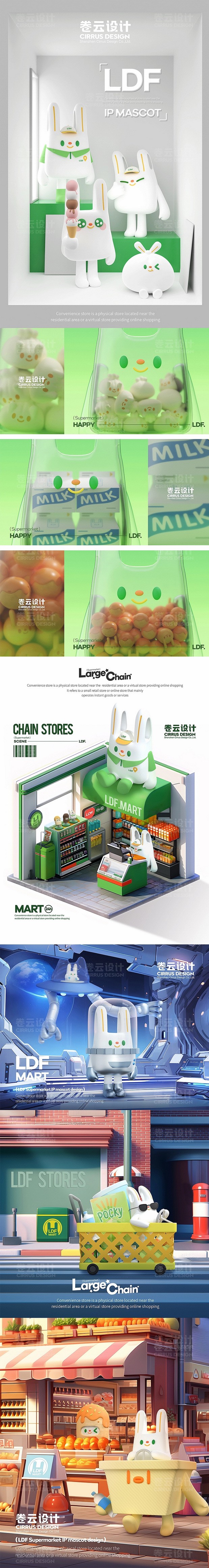 商场IP设计 超市IP 便利店IP