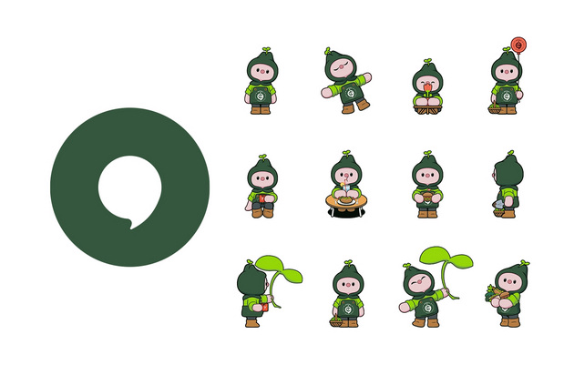 悦咔新餐-植物肉IP形象全案