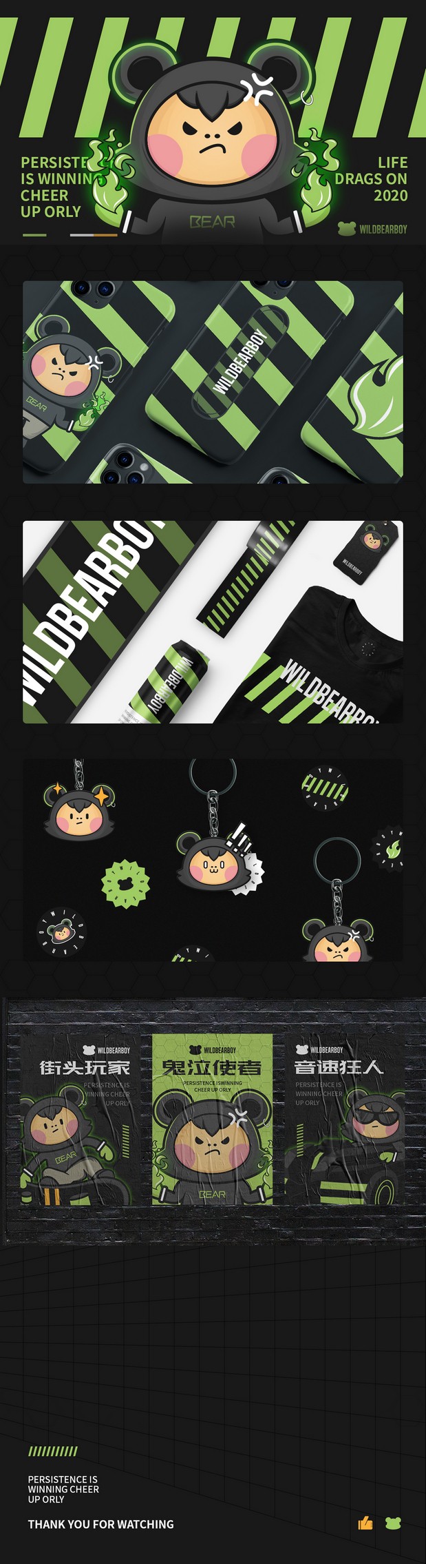 WILDBEARBOY  IP形象设计提案