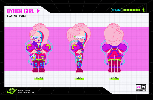 潮玩IP | 赛博女孩