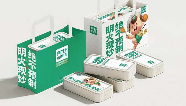 阿甘东坡肉IP形象设计