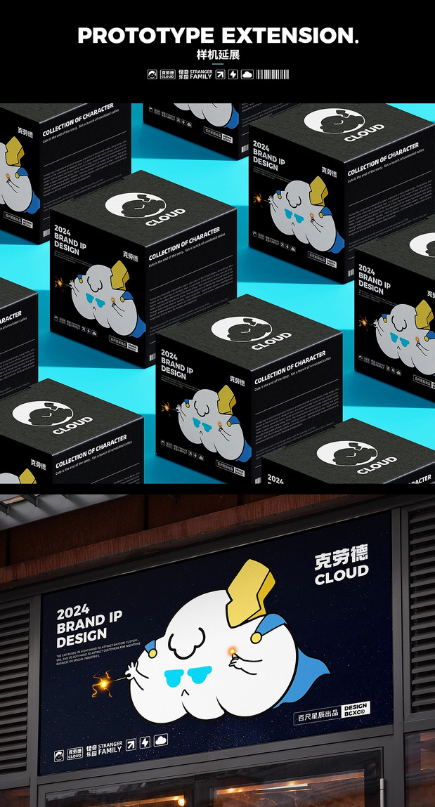 闪电云IP形象设计