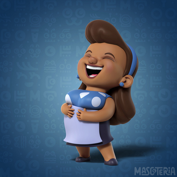 3D吉祥物：Donatela