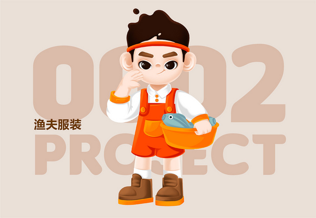 尚智原创IP形象|劲仔概念IP