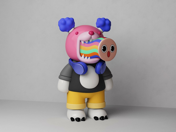 3D吉祥物：比哆熊|be doo bear