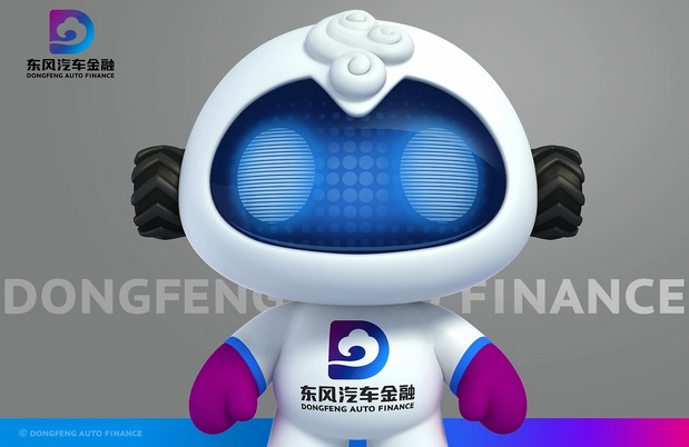 东风汽车金融IP乐融仔3D设计