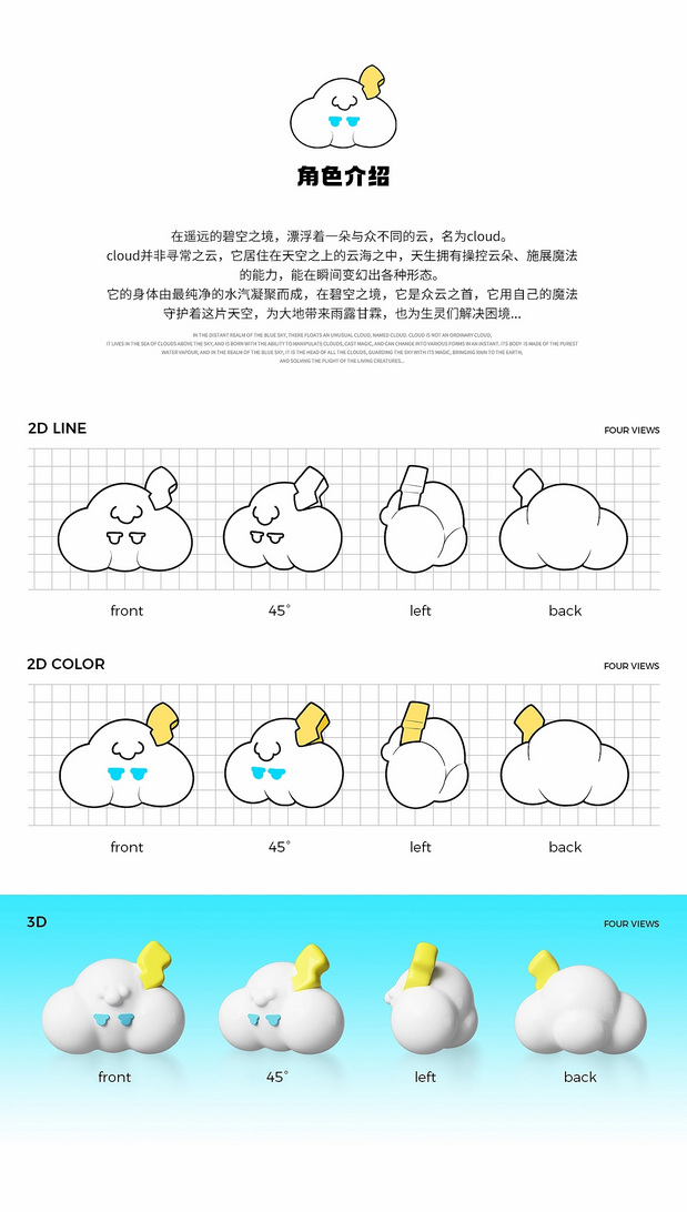 闪电云IP形象设计