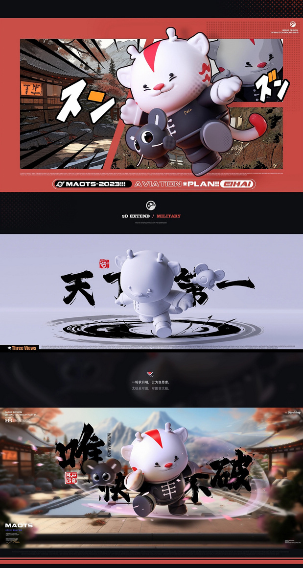 威海-猫头山IP形象设计