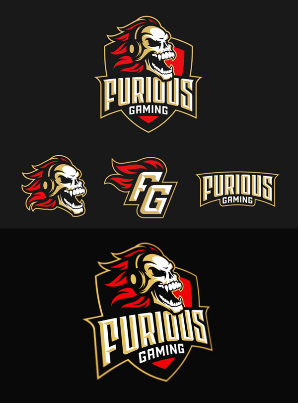 精美的电子竞技行业标志设计