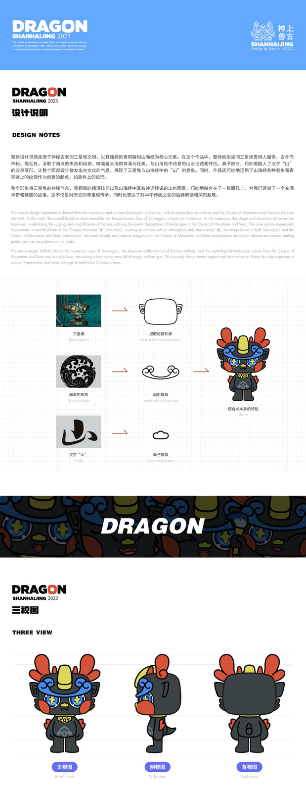 上古神兽DRAGON IP形象设计