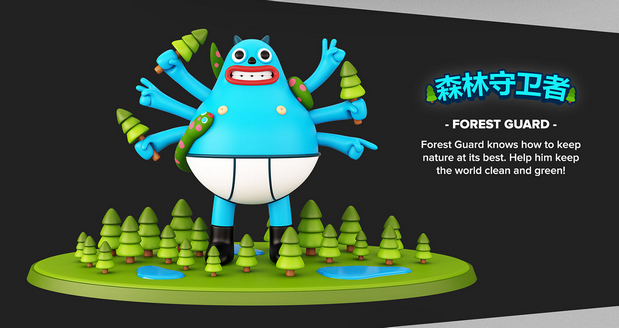 3D吉祥物：MONSTERS VILLAGE