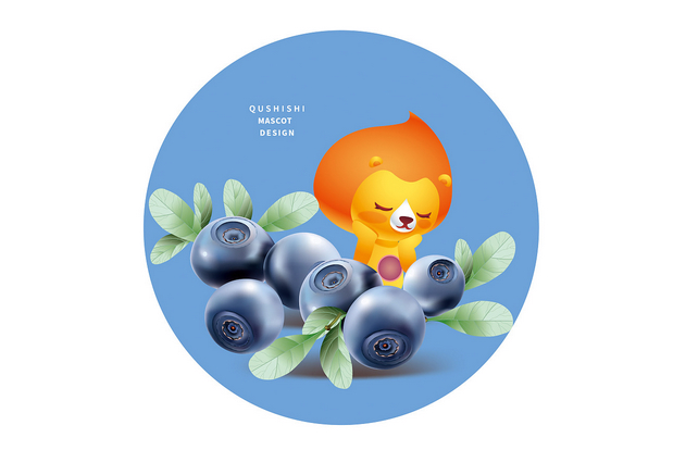 小狮子吉祥物设计