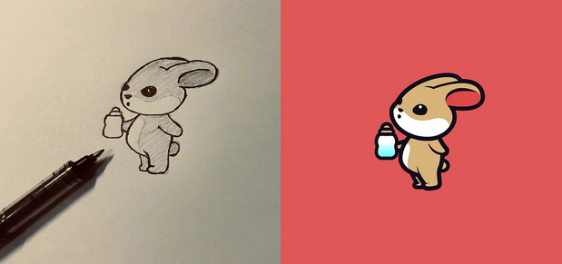 Vector mascots logoⅣ