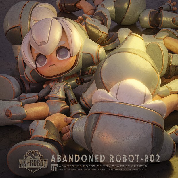 3D吉祥物：TOPUPU ROBOT