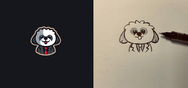 Vector mascots logoⅣ