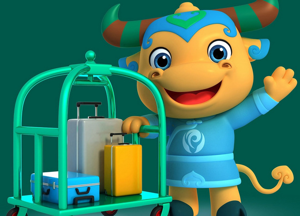 酒店IP形象牛壮壮