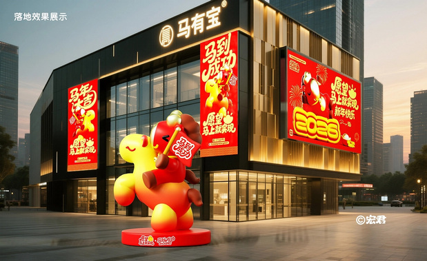 3D吉祥物：马有宝之愿望马上就实现