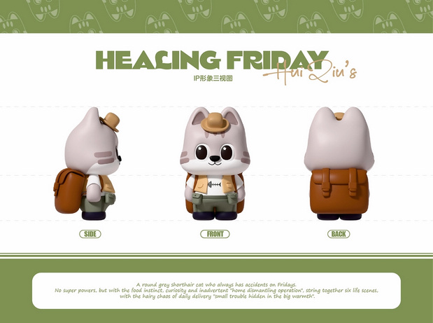 猫咪IP|灰球猫咪主题IP设计