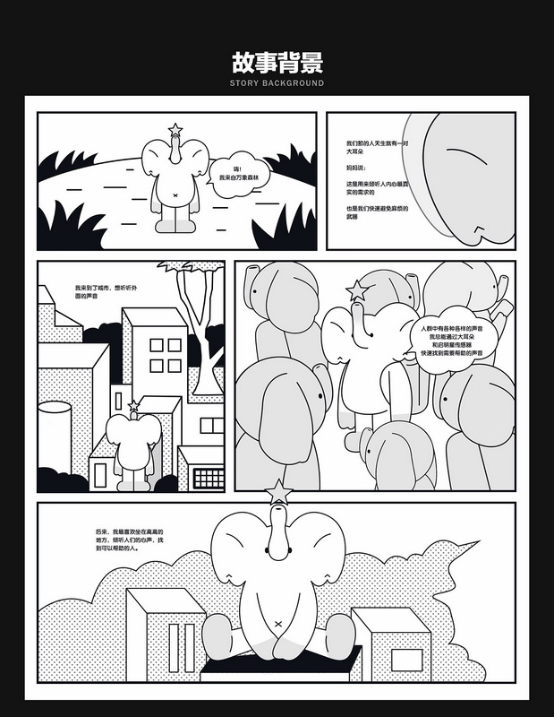 华润万象生活IP设计-听听象