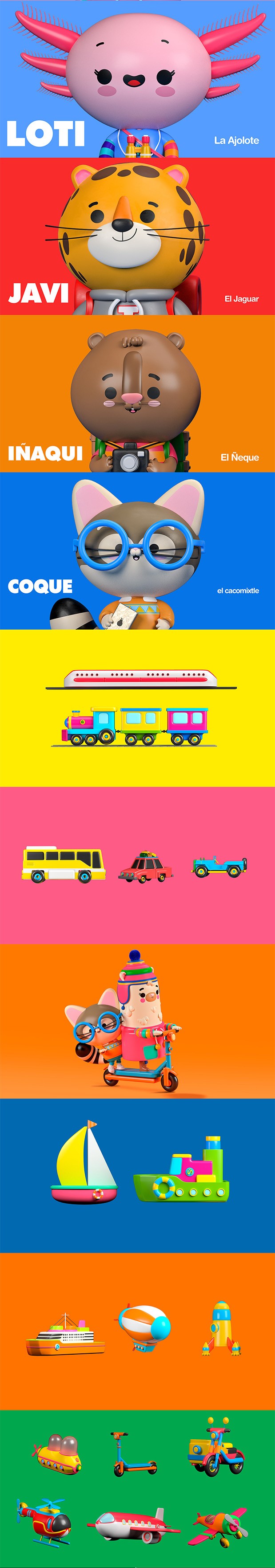 3D吉祥物：De viajes x Chocotoy