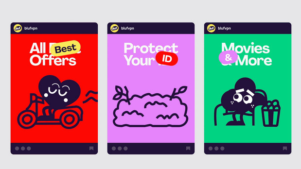 Bluf VPN服务提供商品牌形象