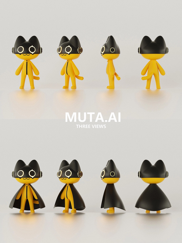 一只科技猫IP形象设计