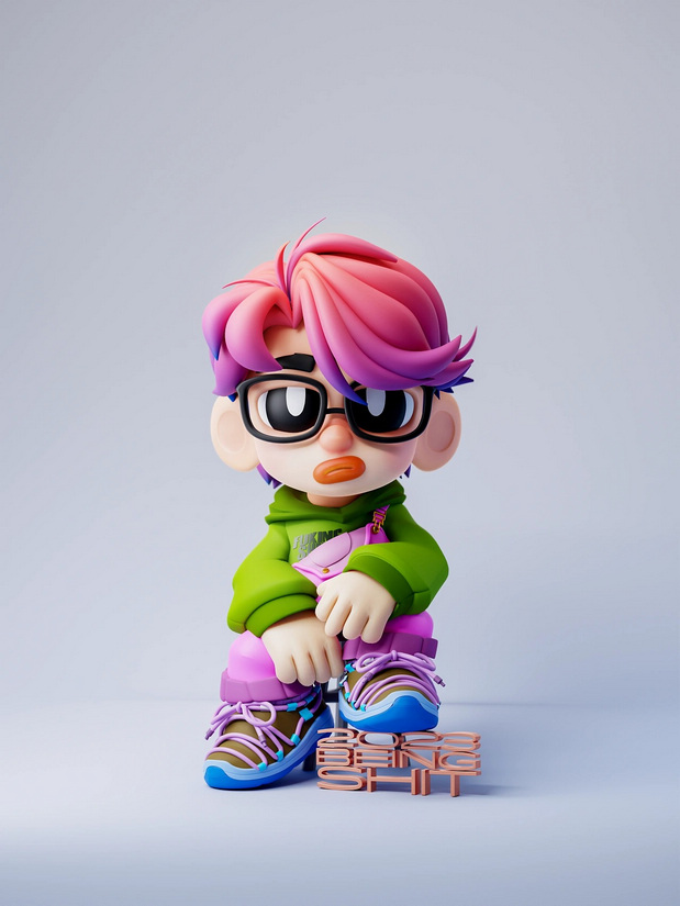 3D吉祥物：AA温州老李鸭头批发