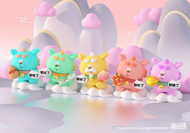 甪小端IP设计神马东西 五福系列